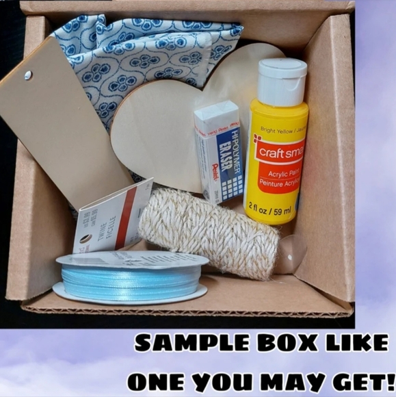 Crafting Art Supply Mystery Box || Crafting Box, Crafting Gift Ideas || Art Box - Picture 3 of 5